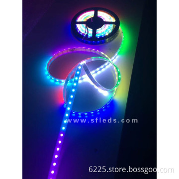 DC12v built in SM16703 IC SMD 5050 rgb full color 30leds/m addtessable led strip